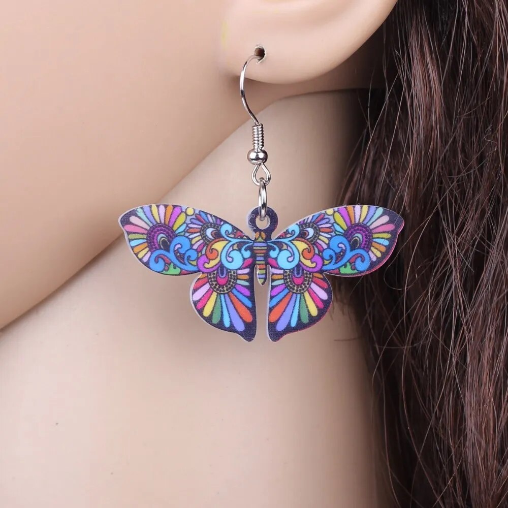 Bonsny Butterfly Dangle Earrings