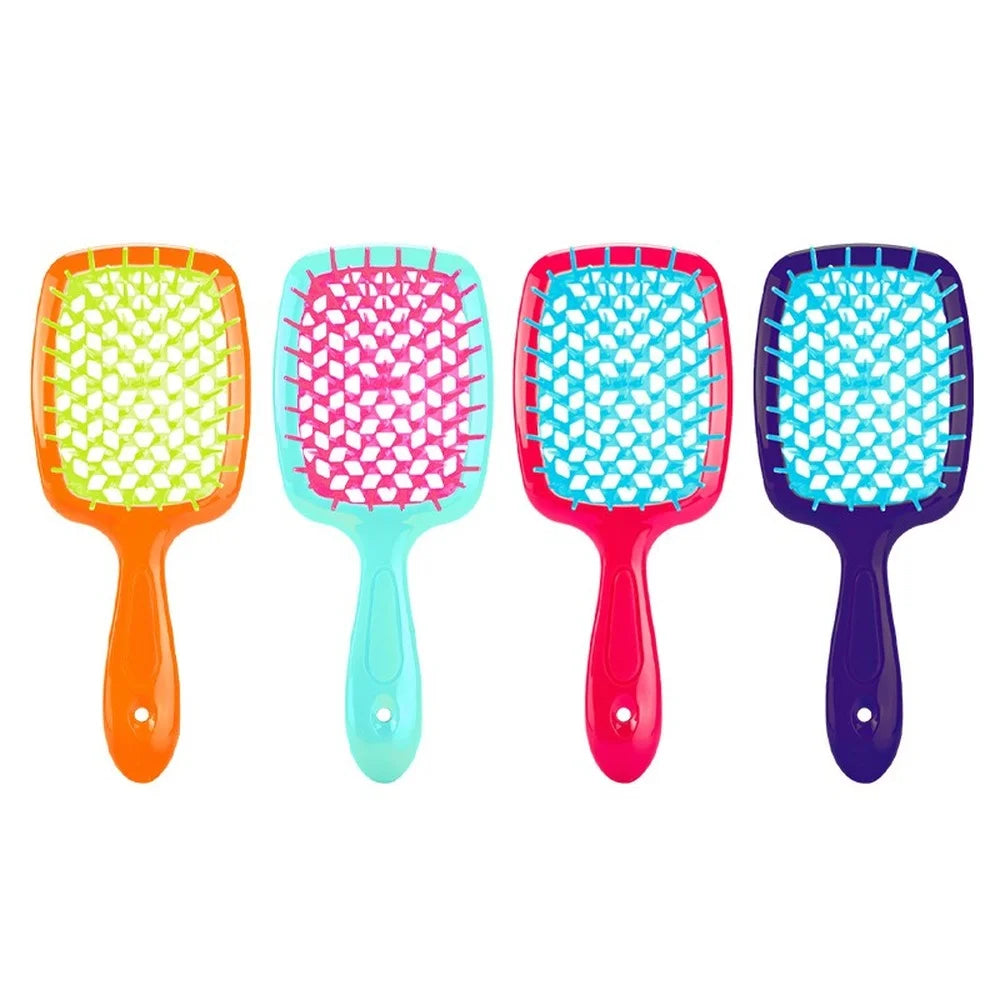 Tangled Hair Comb Detangling Hair Brush Massage Combs Hollow Outro Salon Hair Care Styling Tool Anti-static Hairbrush Head Comb