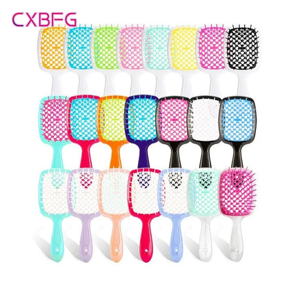 Massage Hair Care Comb Set - Hollow Out Design