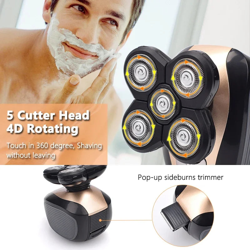 GlideRazor Pro: Supreme 5-Head Shaver